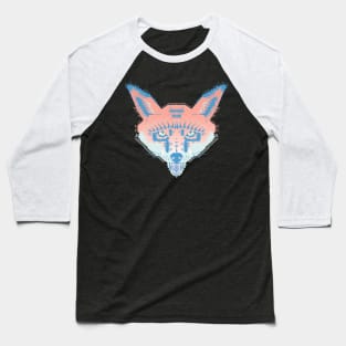 Geometric Fox (pastel) Baseball T-Shirt